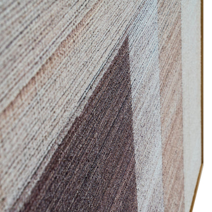 Umbora Hand Painted Canvas in Frame | Textured Neutral Wall Art 80 × 100cm