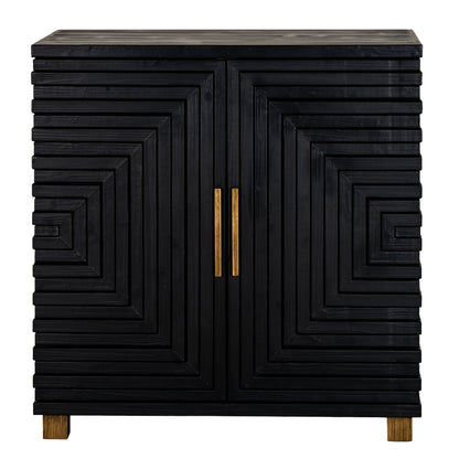 Lennox Black 2 Door Small Sideboard
