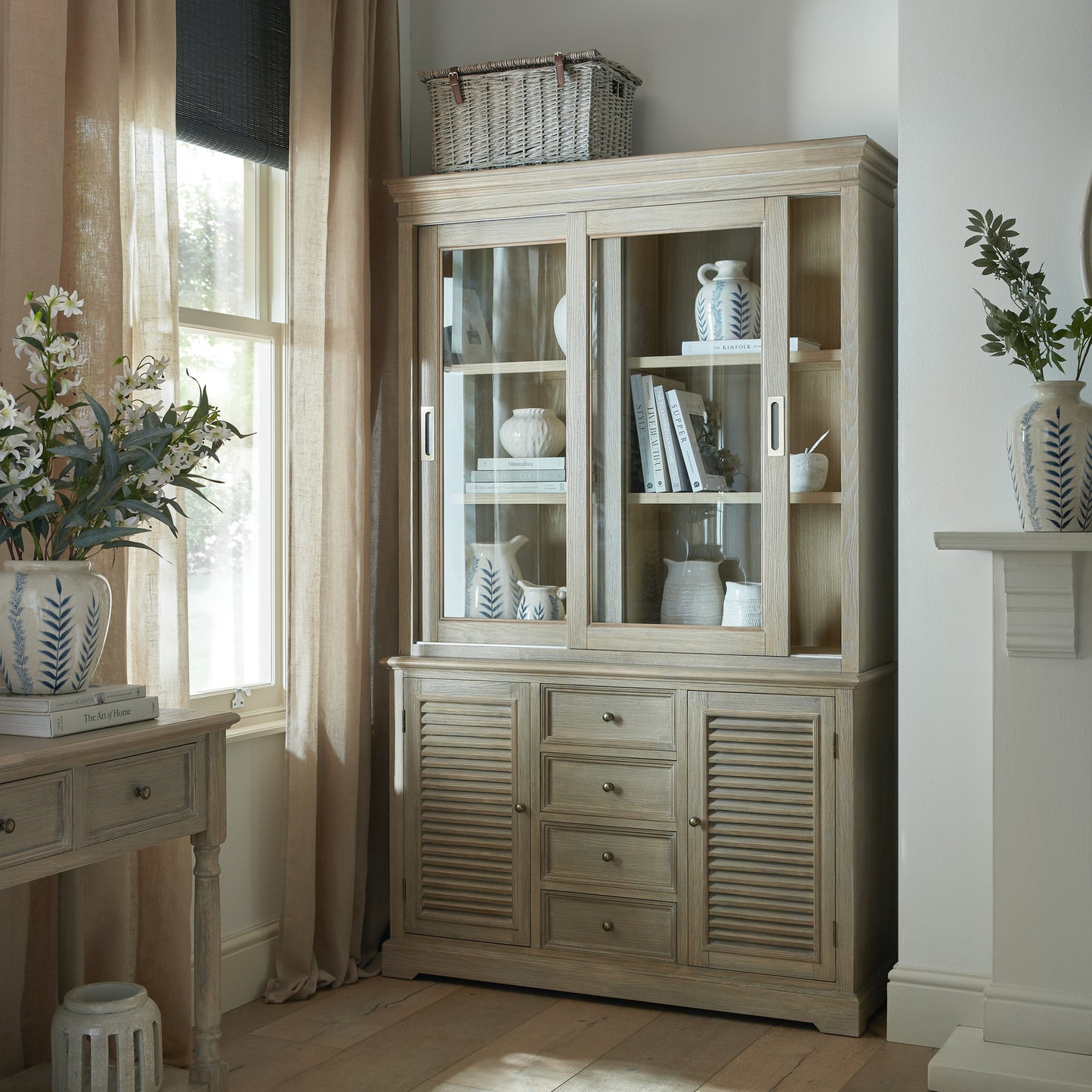 Delphine 2 Door and 4 Drawer Large Dresser Base