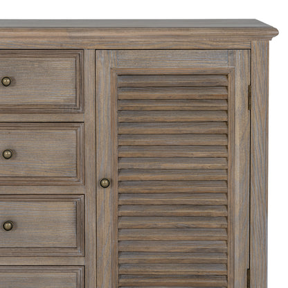 Delphine 2 Door and 4 Drawer Large Dresser Base