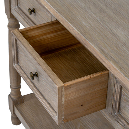 Delphine 3 Drawer Console With Shelf