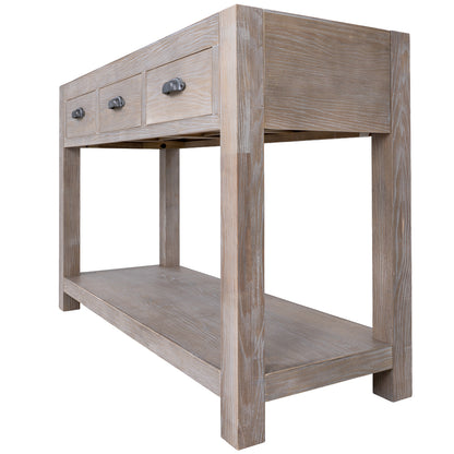 Haldon 3 Drawer Console Table