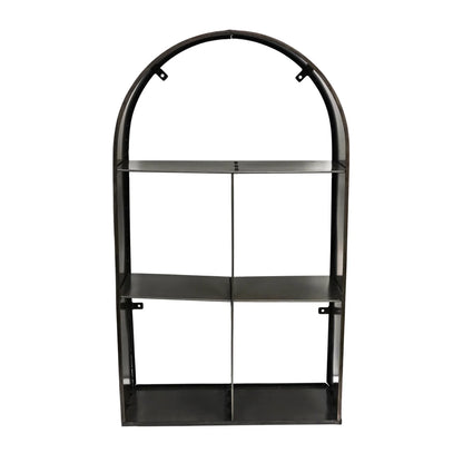 Archway Sculptural Log Storage | Natural Black