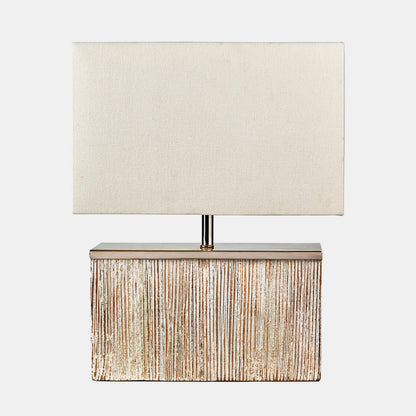 Make a stylish statement with the stylish rectangular Hampton White Wash Wood Table Lamp with a soft grey washed wood effect and a crisp white handloom cotton shade. W35 x D15 x H45 cm. Available today at www.nobleandnook.co.uk