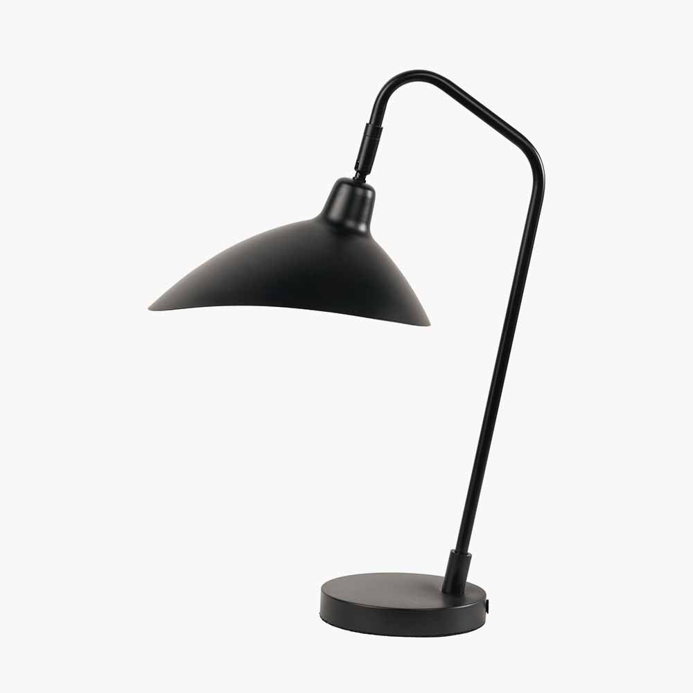 Toulon Black Metal Task Table Lamp | Modern Desk & Bedside Lighting