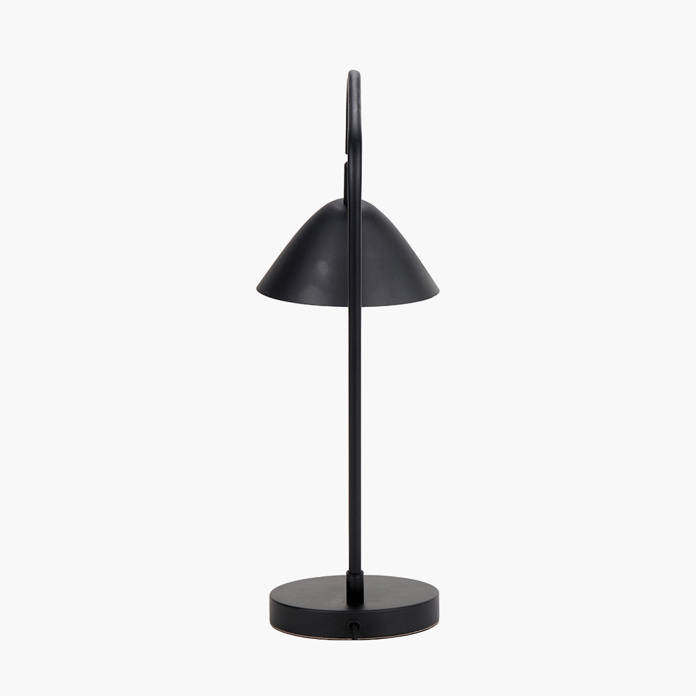 Toulon Black Metal Task Table Lamp | Modern Desk & Bedside Lighting