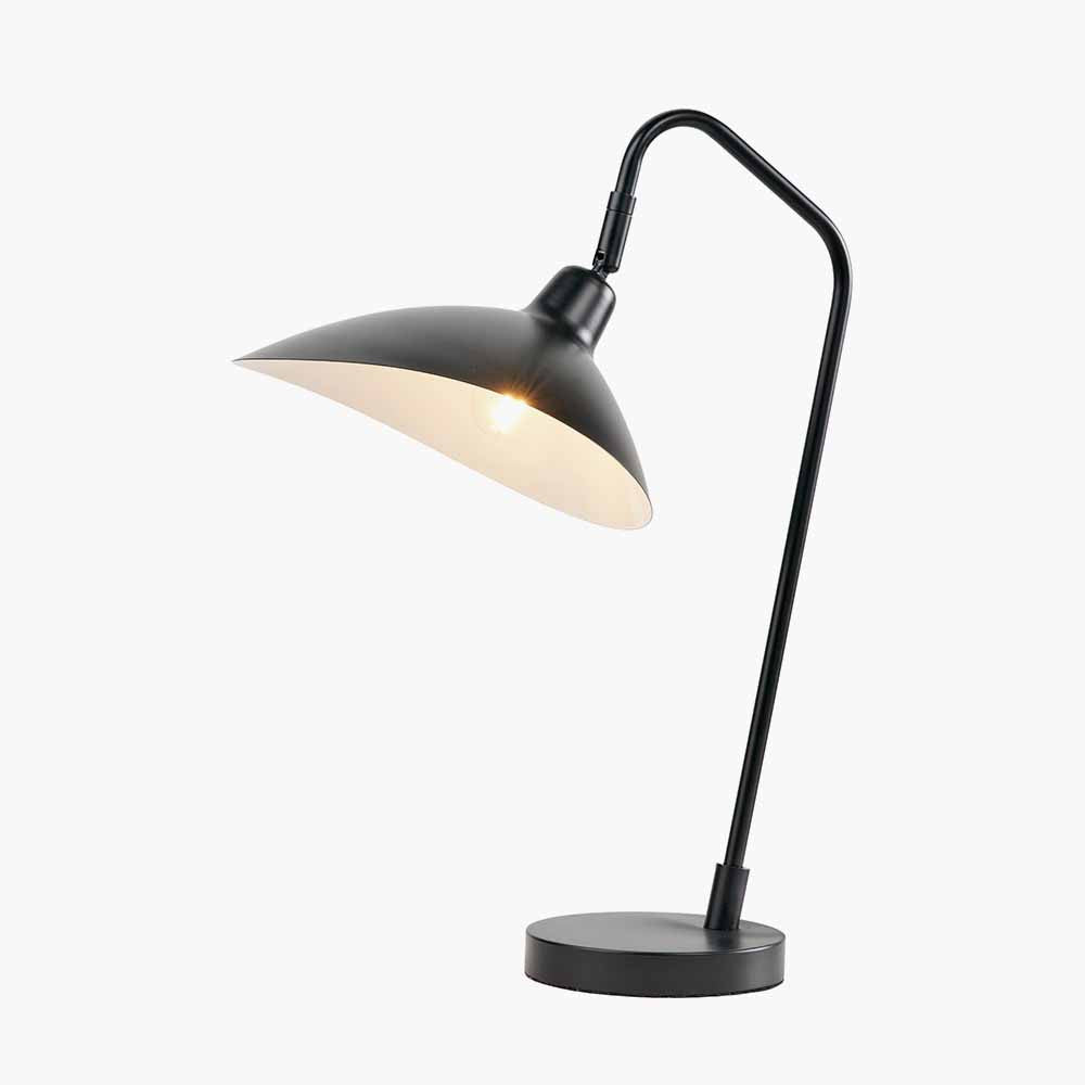 Toulon Black Metal Task Table Lamp | Modern Desk & Bedside Lighting
