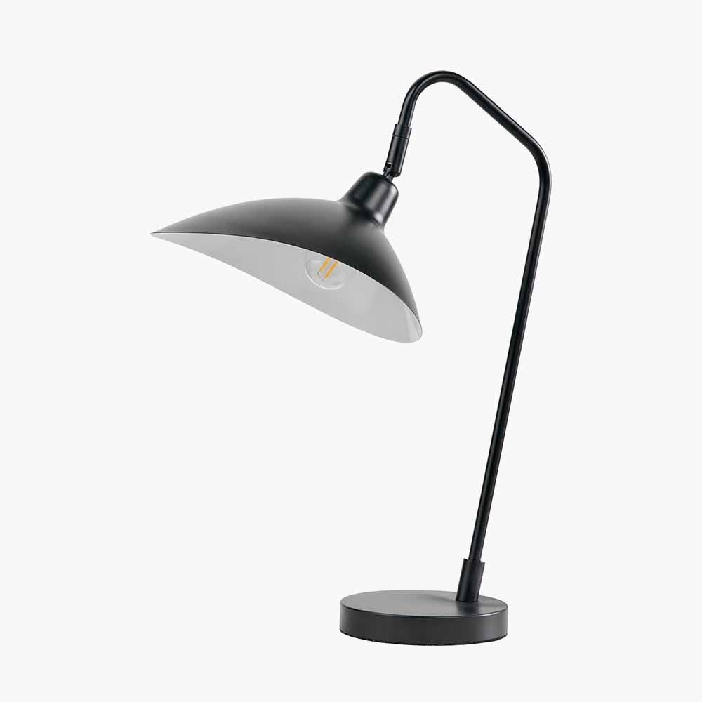 Toulon Black Metal Task Table Lamp | Modern Desk & Bedside Lighting