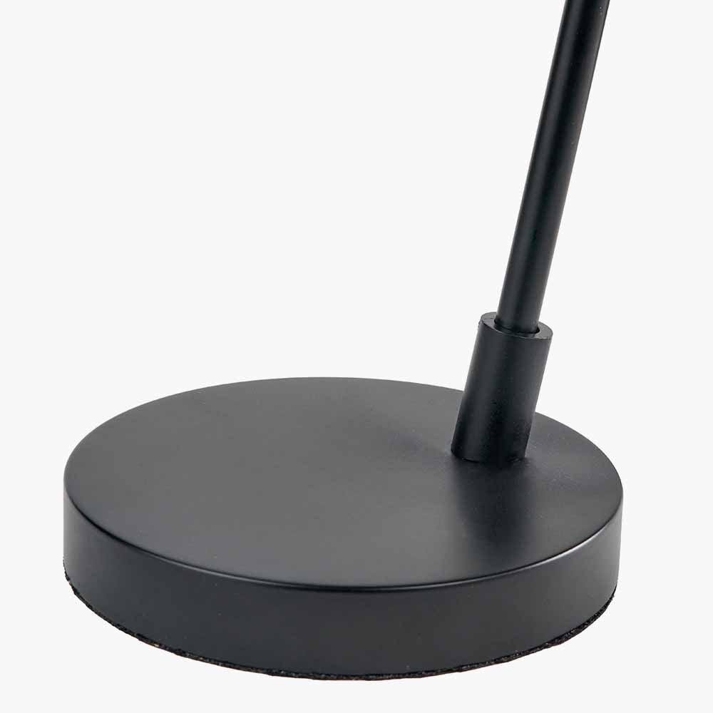 Toulon Black Metal Task Table Lamp | Modern Desk & Bedside Lighting