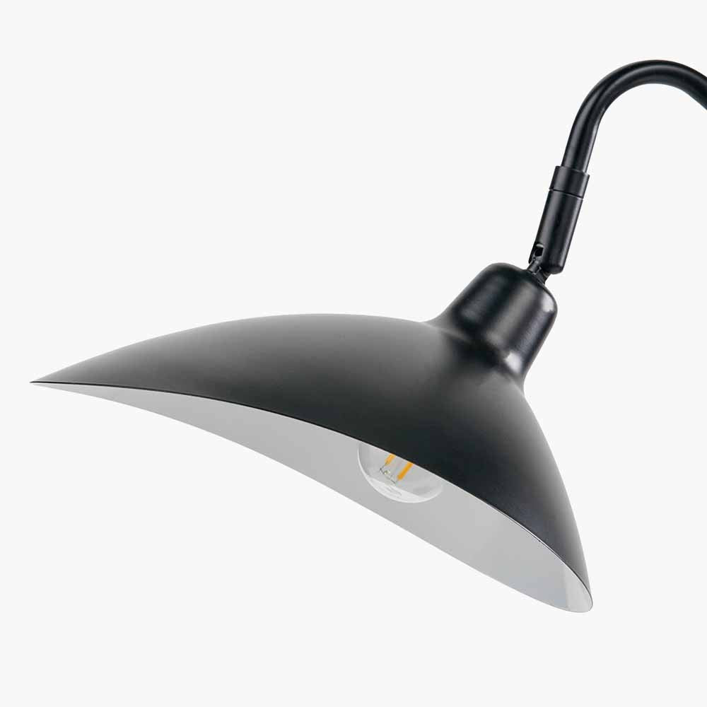 Toulon Black Metal Task Table Lamp | Modern Desk & Bedside Lighting