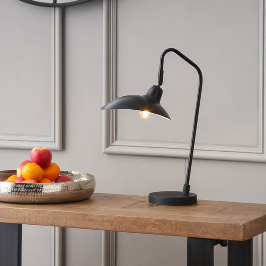 Toulon Black Metal Task Table Lamp | Modern Desk & Bedside Lighting