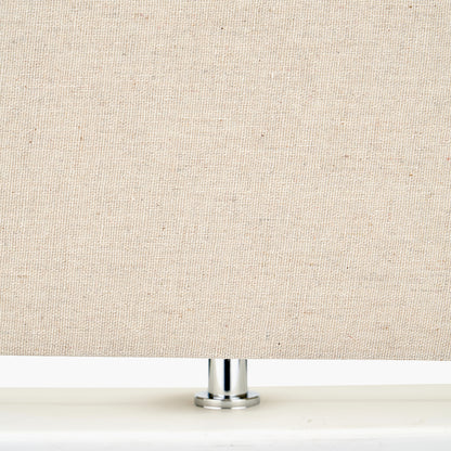 Block White Ceramic Rectangular Table Lamp | Modern Minimalist Lighting