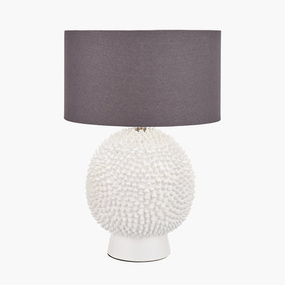 Wrenley Cream Ceramic Sea Urchin Table Lamp Base