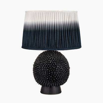 Wrenley Black Ceramic Sea Urchin Table Lamp Base