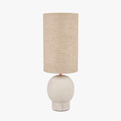 Althea Sandstone Table Lamp | Neutral Textured Lamp