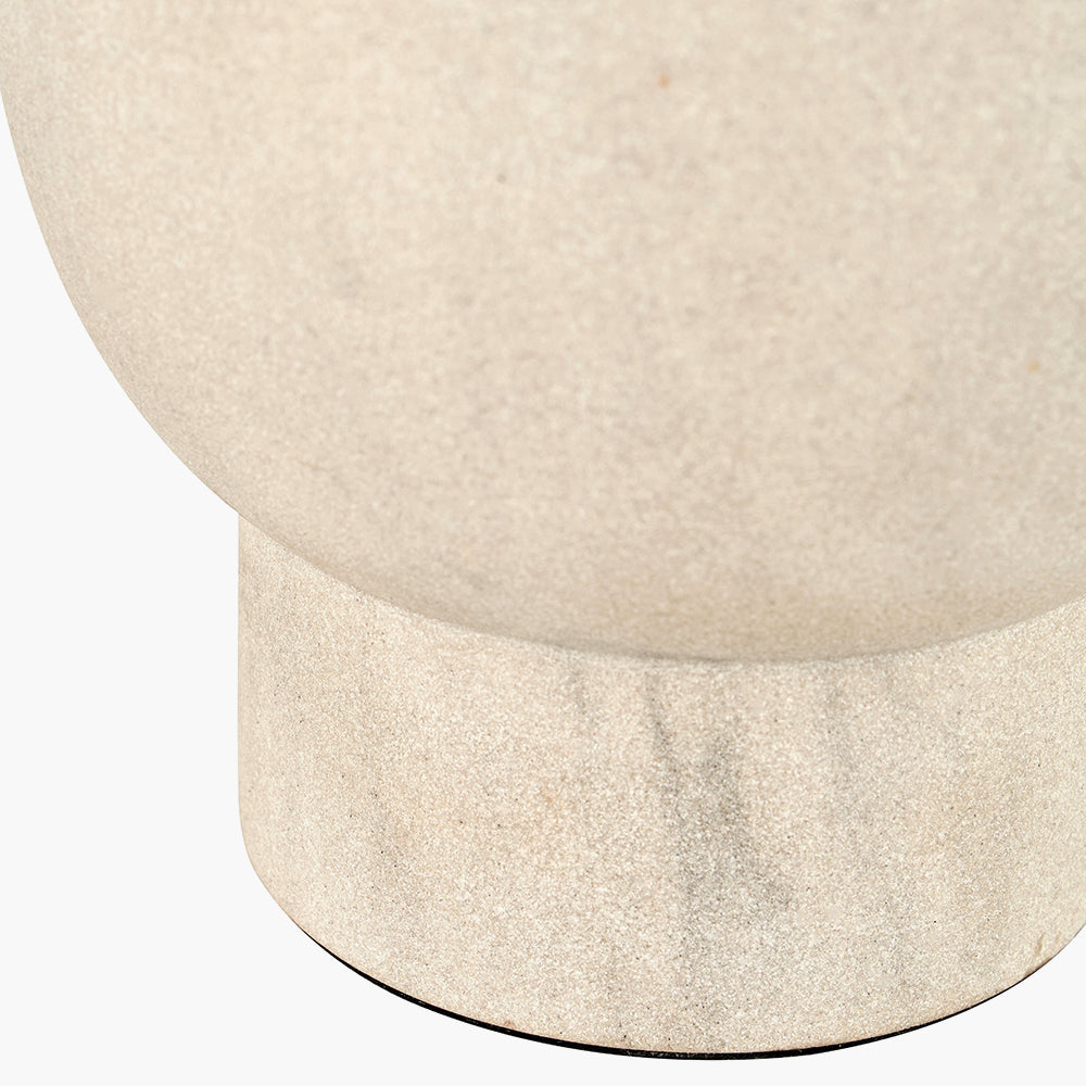 Althea Sandstone Table Lamp | Neutral Textured Lamp