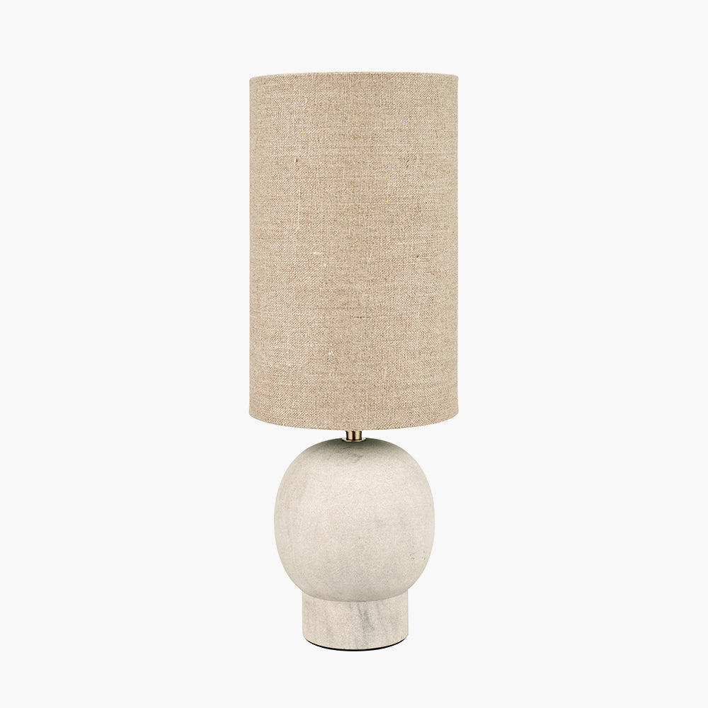 Althea Sandstone Table Lamp | Neutral Textured Lamp