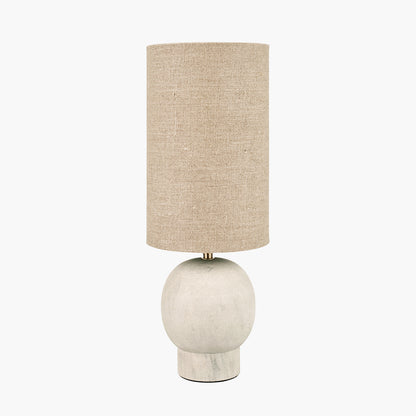 Althea Sandstone Table Lamp | Neutral Textured Lamp