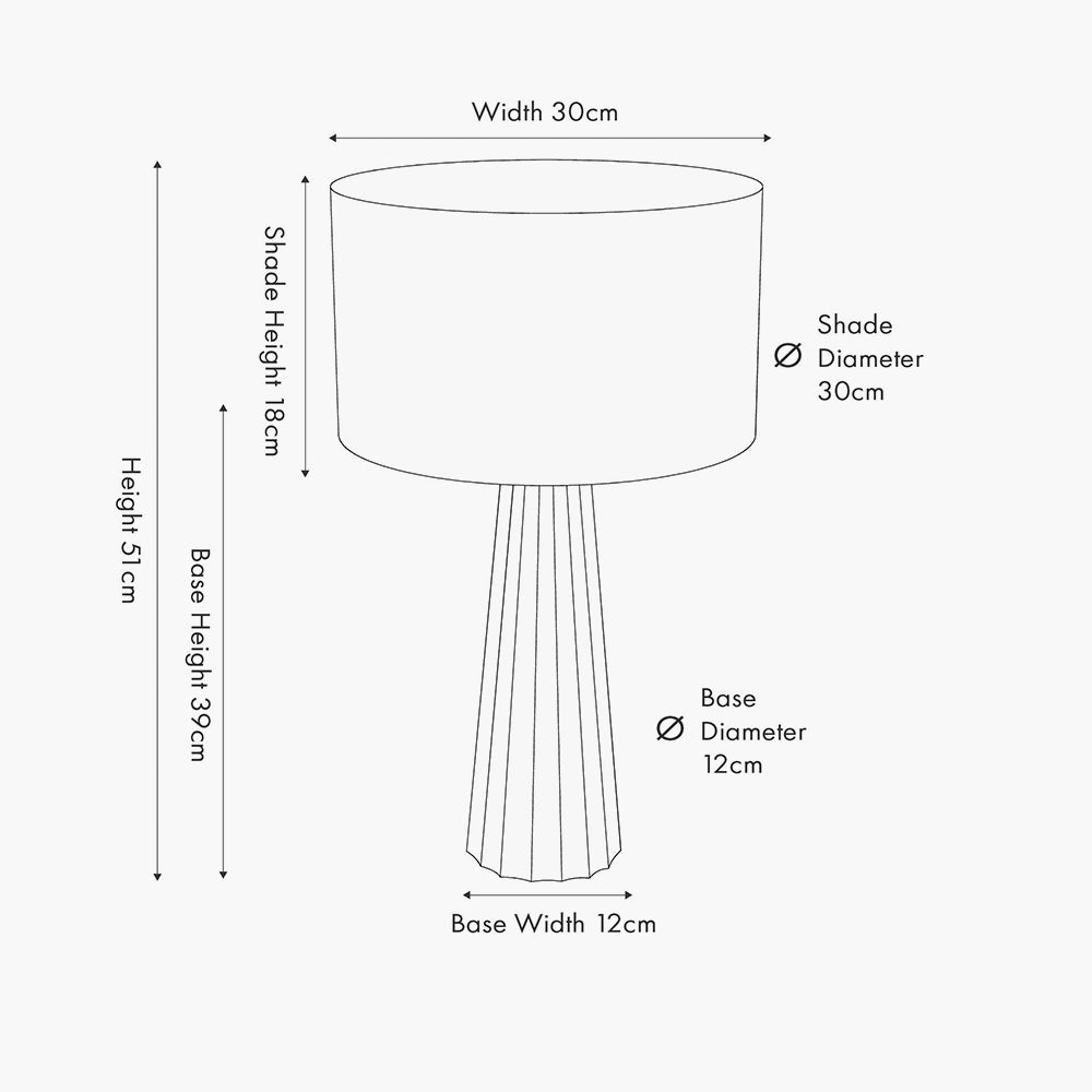 Draydon Black Wash Mango Wood Table Lamp | Textured Wood Lamp