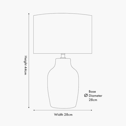 Kai Earth Coloured Textured Tall Ceramic Table Lamp | Rustic Table Lamp