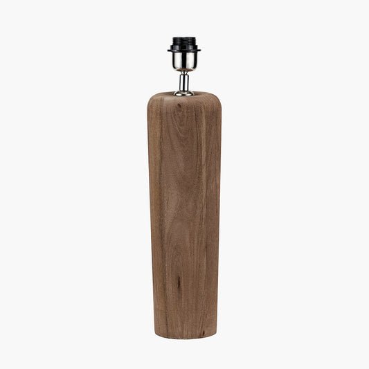 Inaya Natural Tapered Large Wood Table Lamp Base