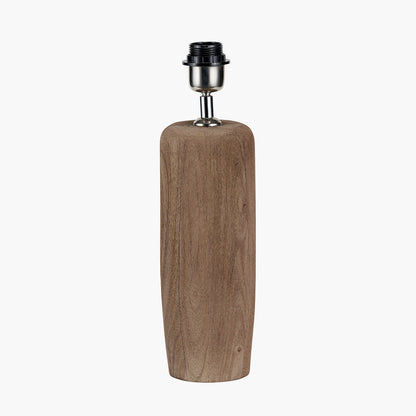 Inaya Natural Tapered Wood Table Lamp Base