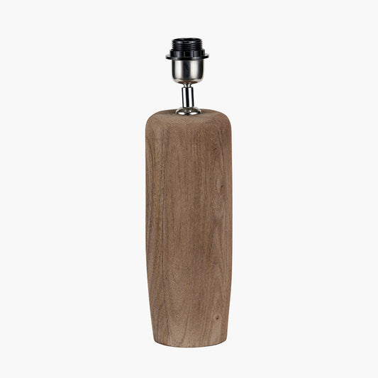 Inaya Natural Tapered Wood Table Lamp Base