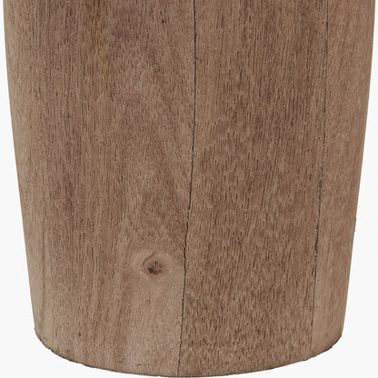 Inaya Natural Tapered Wood Table Lamp Base
