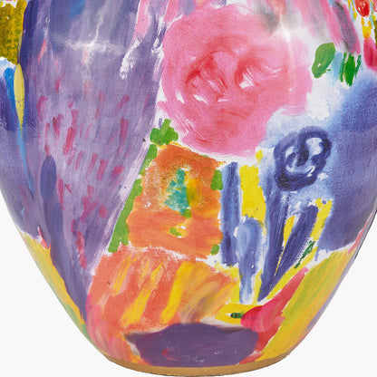 Matisse Multi Colour Ceramic Urn Table Lamp Base