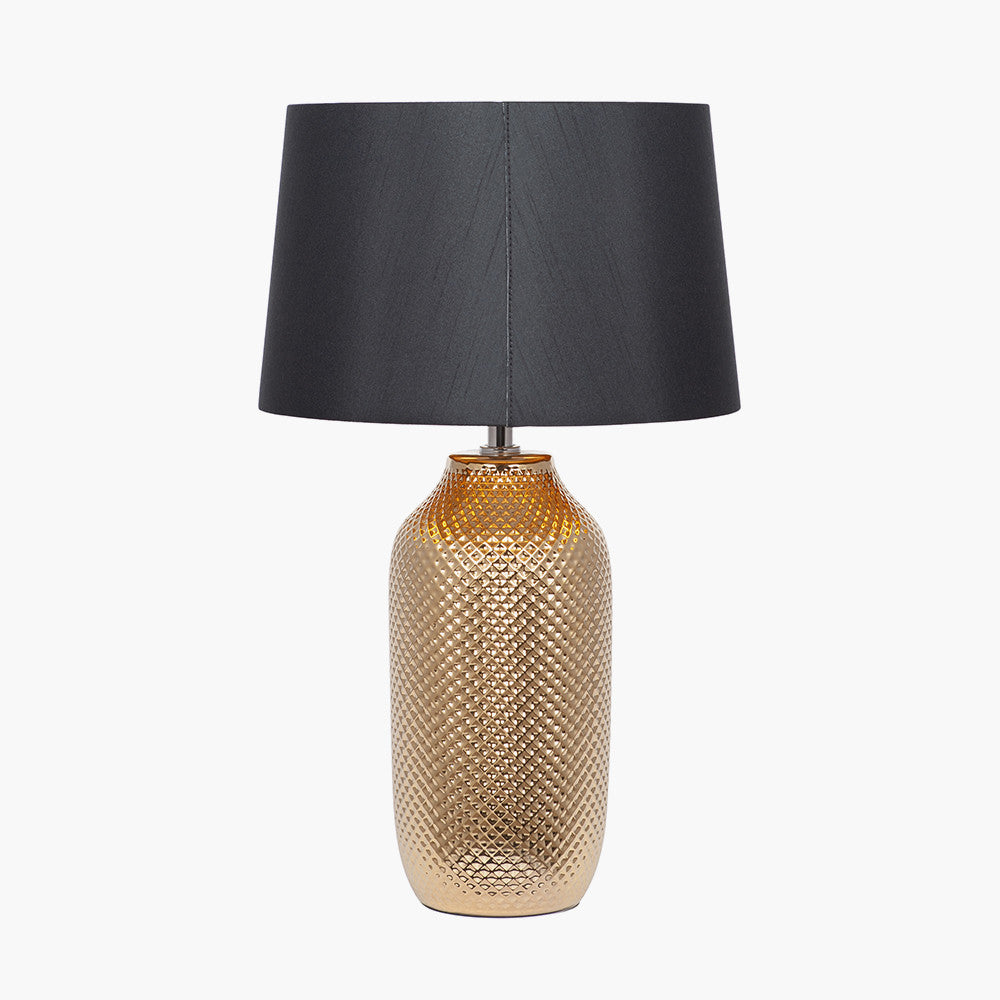 Nova Gold Textured Ceramic Table Lamp | Gold Table Lamp