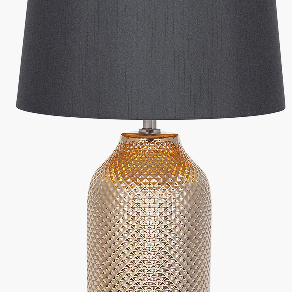 Nova Gold Textured Ceramic Table Lamp | Gold Table Lamp