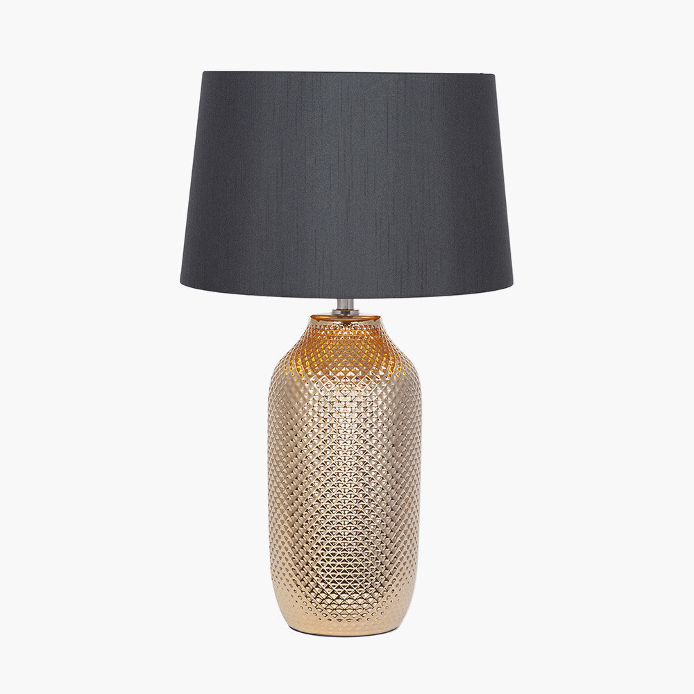 Nova Gold Textured Ceramic Table Lamp | Gold Table Lamp