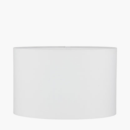 Osa Gold Jaguar Table Lamp with Ivory Oval Shade | Luxury Statement Lighting