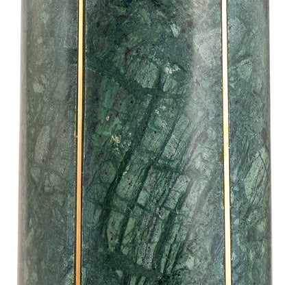 Shop the Venetia Green Marble and Gold Metal Tall Table Lamp with inlaid brass, creating a modern and elegant look. FREE UK MAINLAND DELIVERY. Shop online now at www.nobleandnook.co.uk