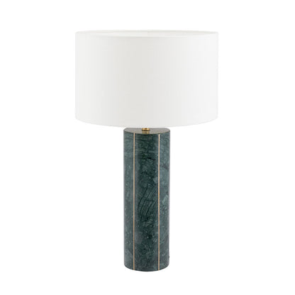 Shop the Venetia Green Marble and Gold Metal Tall Table Lamp with inlaid brass, creating a modern and elegant look. FREE UK MAINLAND DELIVERY. Shop online now at www.noblandnook.co.uk