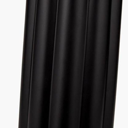 Petula Black Metal Scallop Table Lamp Base