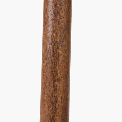 Toma Oiled Wood Tall Neck Table Lamp Base