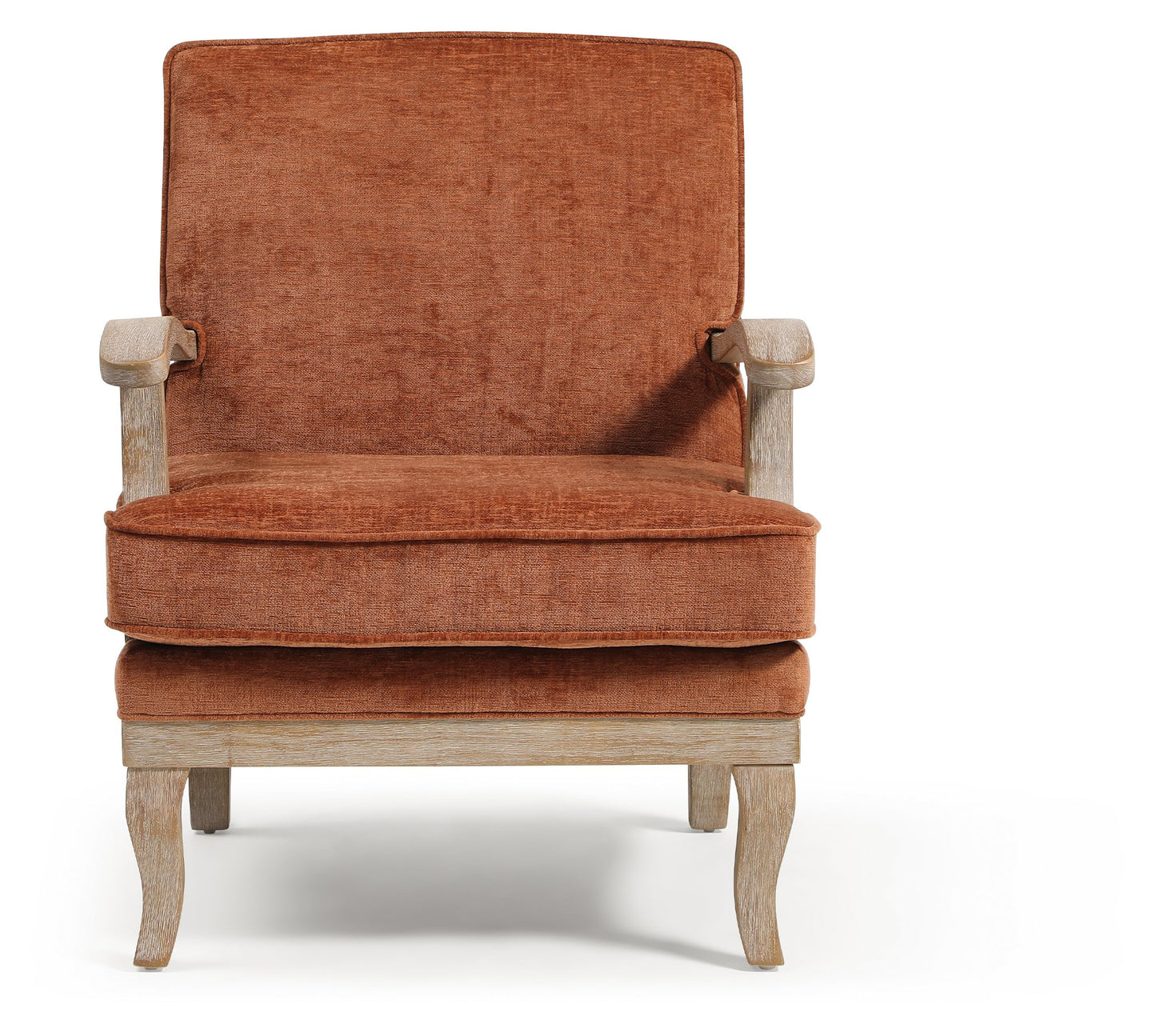 The Colwell Chair in Terracotta Distressed Chenille