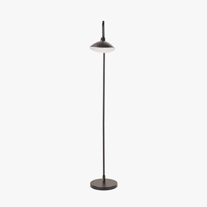 Toulon Black Metal Task Floor Lamp | Modern Reading Floor Lamp