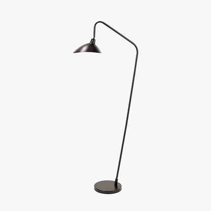 Toulon Black Metal Task Floor Lamp | Modern Reading Floor Lamp