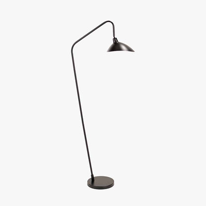 Toulon Black Metal Task Floor Lamp | Modern Reading Floor Lamp