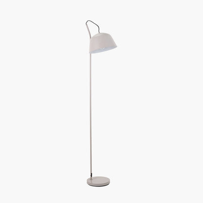 Amalie Grey Metal Retro Task Floor Lamp | Adjustable Modern Reading Lamp
