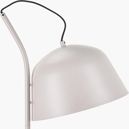 Amalie Grey Metal Retro Task Floor Lamp | Adjustable Modern Reading Lamp