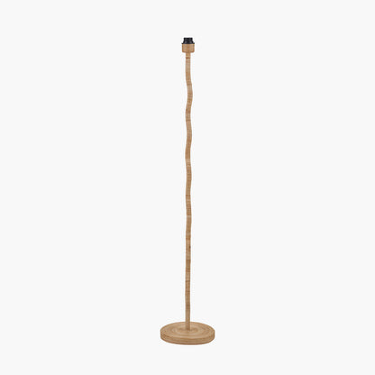 Palau Rattan Wave Floor Lamp Base