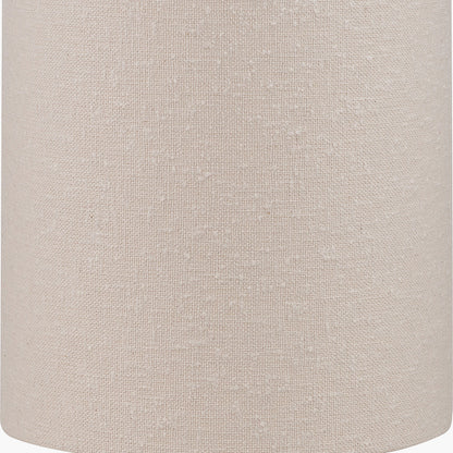 Mirissa White Handloom Fabric Floor Lamp | Neutral Floor Lamp