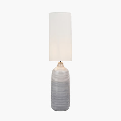 Venus Blue & Grey Ombre Ceramic Floor Lamp