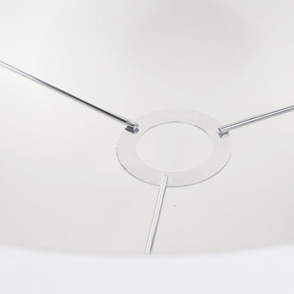 Elin 55cm Ivory Poly Cotton & Silver Lining Non-Electric Pendant