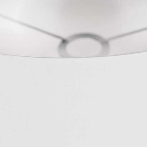 Elin 55cm Ivory Poly Cotton & Silver Lining Non-Electric Pendant