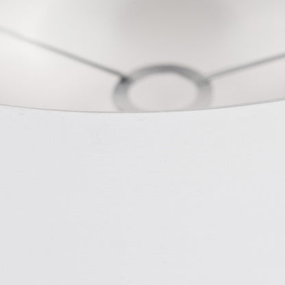Elin 55cm Ivory Poly Cotton & Silver Lining Non-Electric Pendant