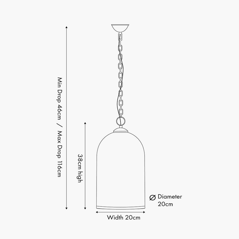 Cloche Clear Glass and Silver Pendant – Refined Illumination with Classic Appeal